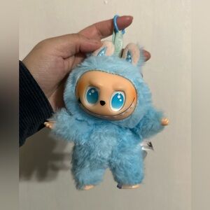 Cute blue lafufu bag charm